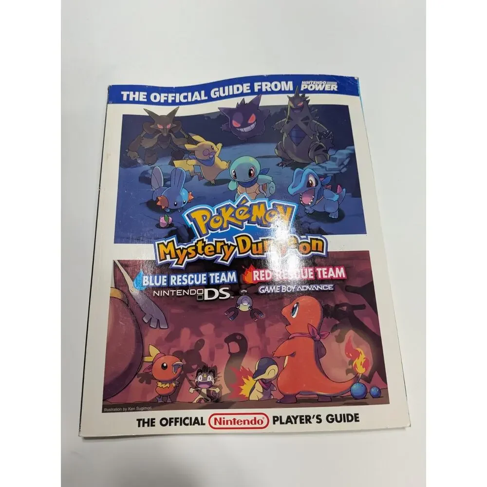 Nintendo Power Pokémon Mystery Dungeon Red & Blue Team Official Player Guide DS